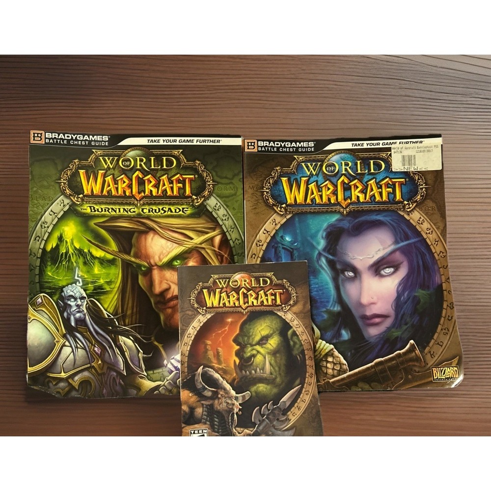 BradyGames World Of WarCraft‎ Battle Chest Guide Book Burning Crusade Manual